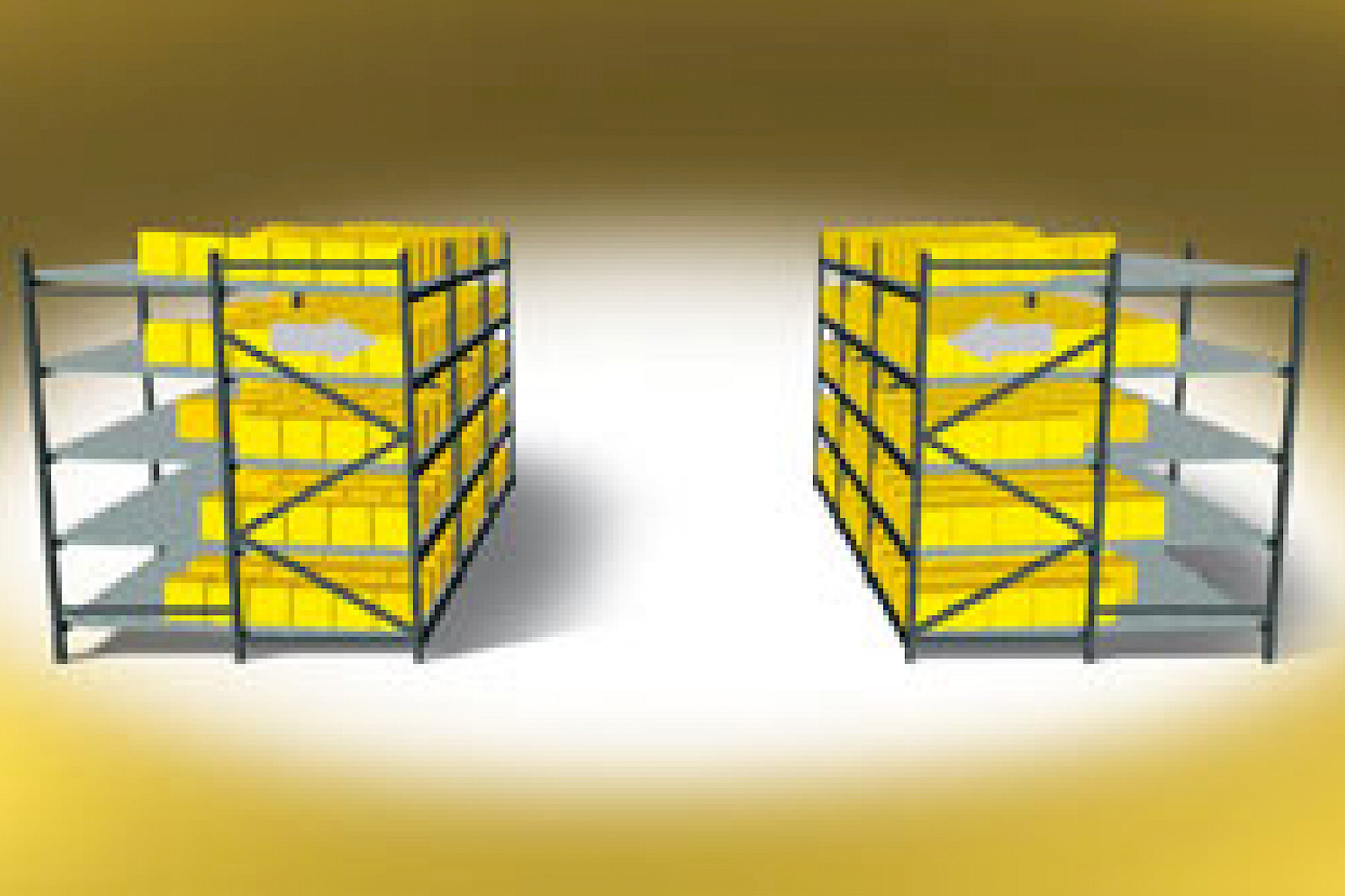 Rayonnage dynamique pour charges légères